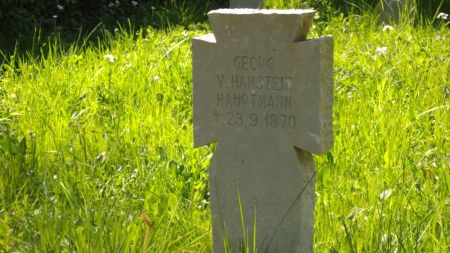 La tombe du capitaine Georg von Hanstein