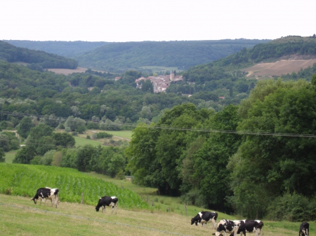 Vue depuis la côte d'Arry