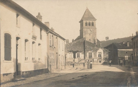 La rue de Méville entre 1914 et 1918