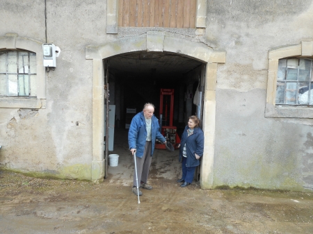 L'entrée de la cave aux pommes