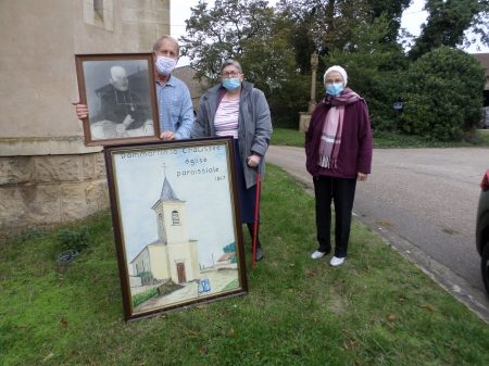 Une peinture de l'église