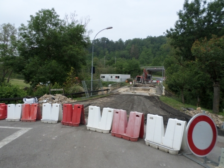 Début de la destruction du pont