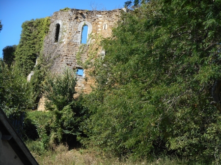 L'abside de la chapelle des Templiers