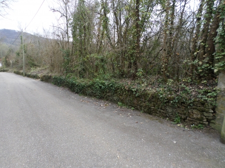 Un ancien mur en pierre sèche