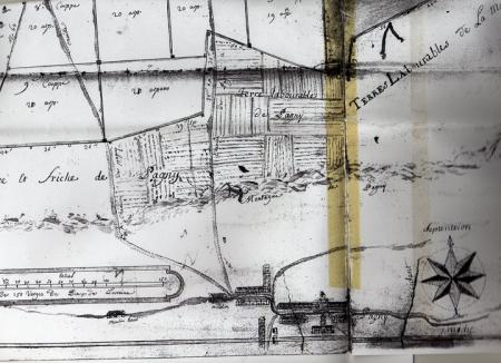Plan de Pagny en 1768