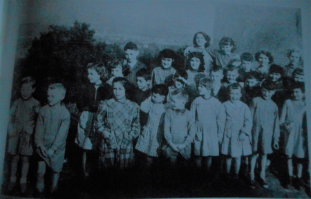 Une partie de la classe de Mme Laurent 1956/1957