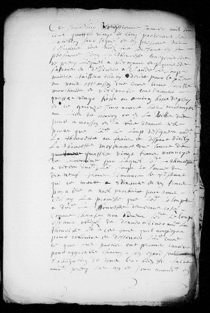 Commande d'une cuve en 1685