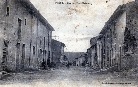 La rue des Trois maisons après 1918