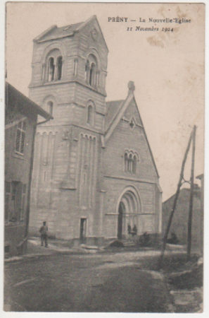 L'église reconstruite en 1924