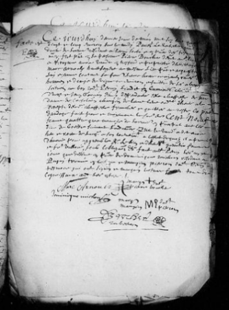 Une vente de vigne en 1685