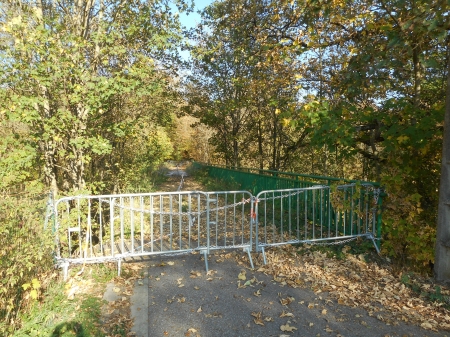 Le pont 44 barré