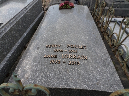 La tombe d'Henry Poulet