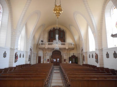 La nef de l'église