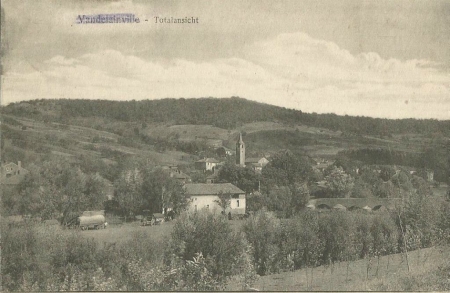 Vue du village au début du XXe siècle
