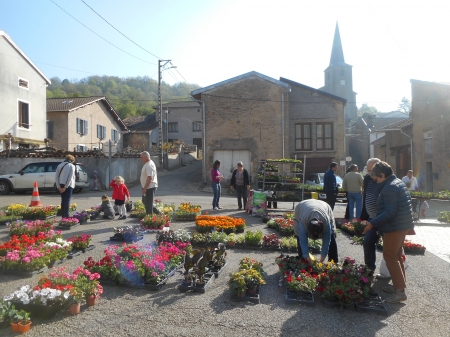 Le marché aux fleurs